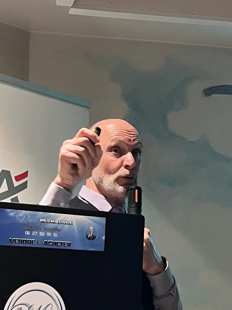 David Mesmacque en conférence sur l'intelligence artificielle